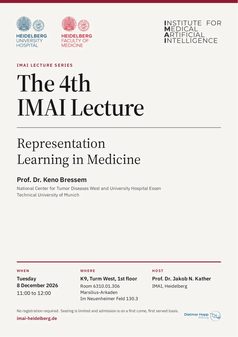 IMAI Lecture 4 · Prof. Dr. Keno Bressem
